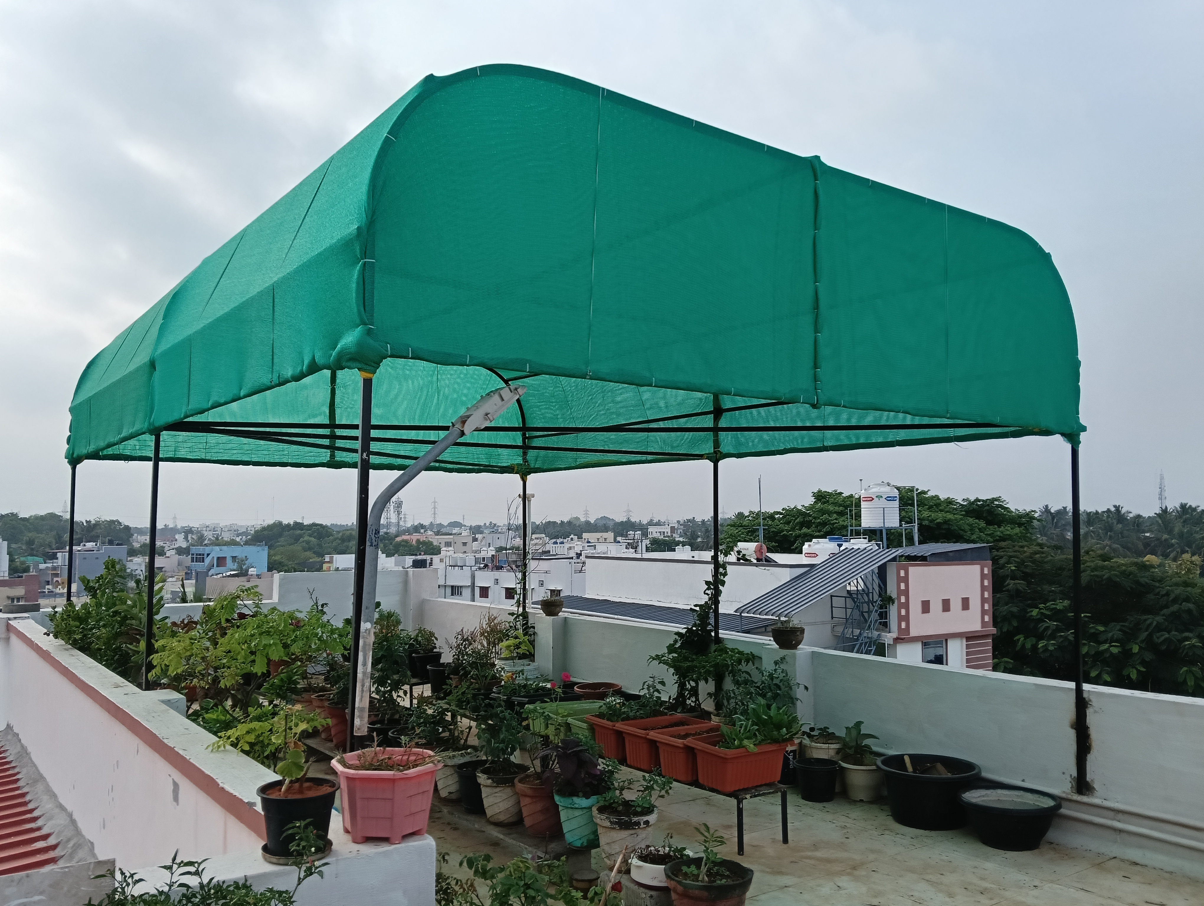 Shade net frame